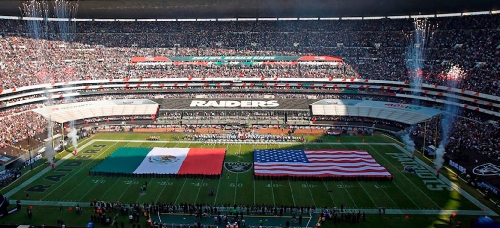 The Raiders play at Estadio Azteca