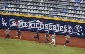 The Padres and Dodgers play in Monterrey