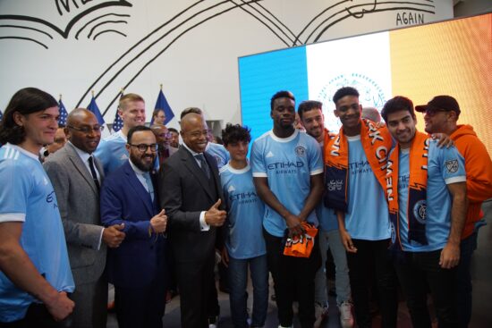 The NYCFC stadium announcement in Queens